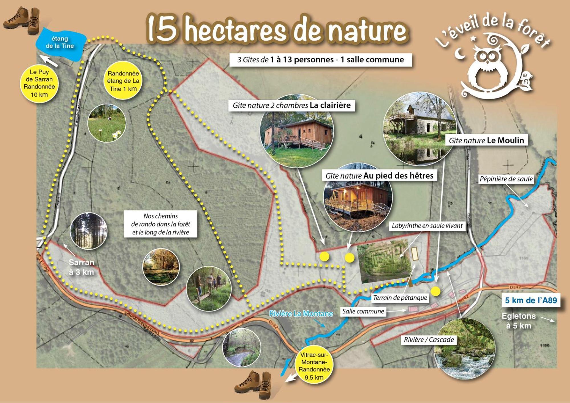 Gite Nature Le Moulin Vitrac-sur-Montane Exteriör bild